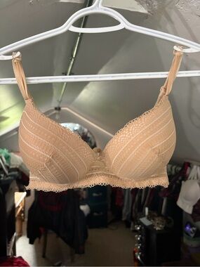 Lace Contour Bra in Light Nude